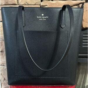 Kate spade large black tote bag